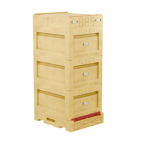 Colmena Langstroth Jumbo (Dadant) de Poliuretano para 10 Cuadros
